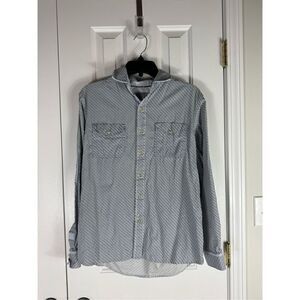 John Lennon Paul McCartney Vintage Mens Button Up Shirt Size Small